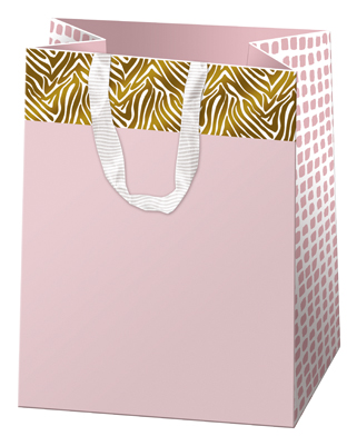 Woosytoo Brautgeschenktüte – Roségoldene Geschenktasche Mit Karte & Seidenpapier, 30x24x13,5 Cm
